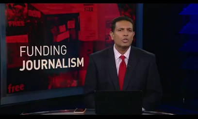 Click to play "Can blockchain help fill journalism's funding gaps"