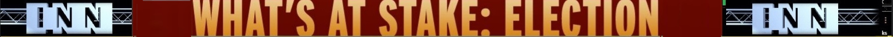 INN  - What's at Stake: Election - 2020